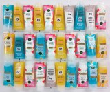 Lot de 30 Flacons / Tubes pour visage gommage et hydratent 98 % naturel 75 ml ( 0.50 ct...)