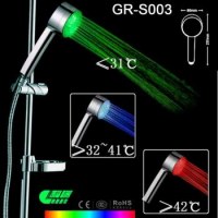 Pommeaux de douche lumineux