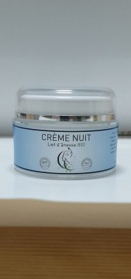 Crème de NUIT au Lait d'ânesse 50ml BIO