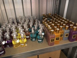 Spray RP, gel douche OUD, spray maison OUD