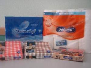 Gamme Paloma,papier toilette,essuie-tout,lingette...