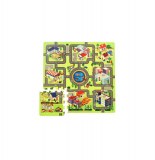 Tapis puzzle pour enfant - décor circuit de route