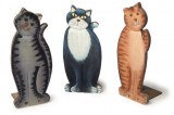 Lot de 3 Butées de Porte "Chat"