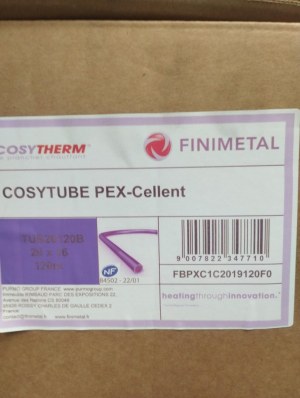 Lot chauffage central et plomberie – Tubes PEX-C, collecteurs, robinetterie – Prix dést...