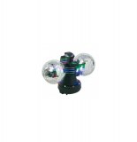 Lampe disco avec 2 boules à facettes rotatives - luminaire led pour s