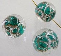 Perle en verre circulaire italien-style