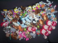 Lot porte clef peluches