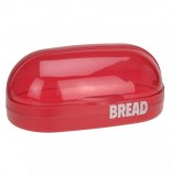 Boîte à pain - rouge - conservation du pain