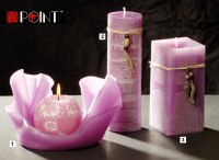 Bougies de déco: boule sur nuages