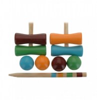 Set de croquet pour enfant - bois - jeux d'extérieur