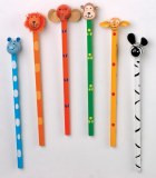 Lot de 6 Crayons à Papier "Safari"