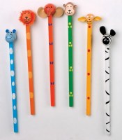 Lot de 6 Crayons à Papier "Safari"