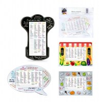 Mémo liste de courses - tableau magnétique - modèles divers