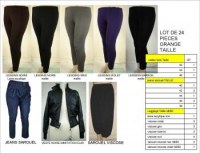 LOT DE 24 PIECES DE VETEMENT FEMME GRANDE TAILLE