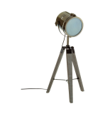 Lampe - métal/bois - 68 cm