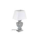 Lampe - bois patine - gris - 50 cm