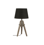 Lampe bois abats-jour - cone miry - h 46 cm