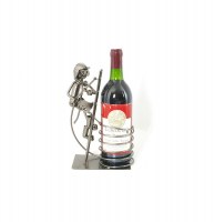 Support bouteille de- pompier sur échelle - decoration de table