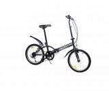 Vélo adulte pliant 6 vitesses Shimano