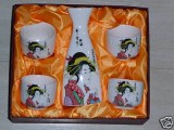 Service à saké ou thé en porcelaine neuf