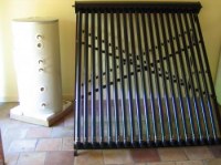 Kit chauffe eau solaire a tubes sous vide