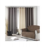 Protège fauteuil matelassé - 165 x 179 cm - noisette