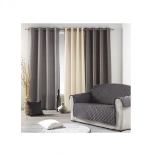 Protège canapé matelassé - 223 x 179 cm - anthracite