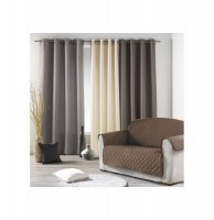 Protège canapé matelassé - 279 x 179 cm - noisette