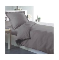 Housse de couette - 140 x 200 cm - gris