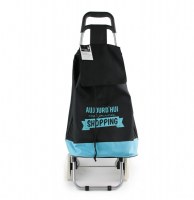 Chariot de courses - 2 roues - couleur aléatoire