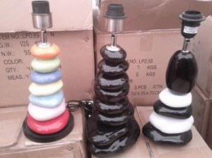 Lotr de lampes à galets