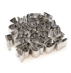 Emporte-pièces - alphabet - accessoire de pâtisserie