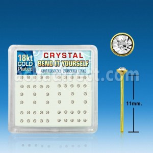 Grossiste Piercing Argent 925 "Bend it yourself" Piercings Nez