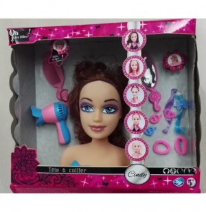 Coffret tête à coiffer - jouet pour enfant