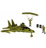 Coffret militaire avion de chasse - jouets enfants