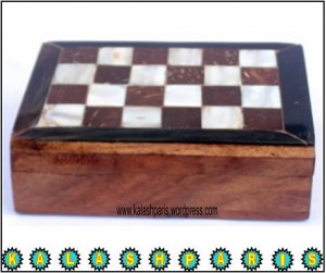 Boîte petit en boi travail incrusté fait main artisanat grossiste boutique en ligne