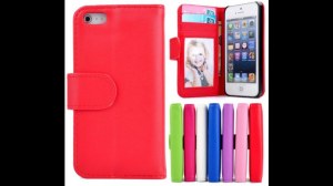 Coque / protège style cuir Iphone 4/4s/5/5s