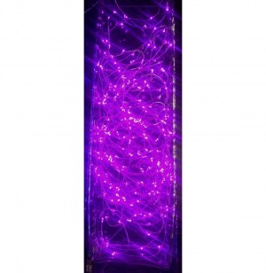 Guirlande intérieur - 100 led - rose