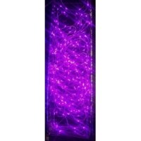 Guirlande cascade intérieur 700 led - 3,5 m - rose