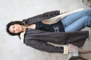 MANTEAU AVIATEUR CUIR