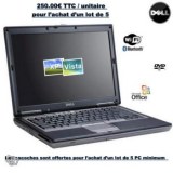 LOT PC Dell D620-T2400-14"- RAM 2Go-DD 80Go-WIFI-