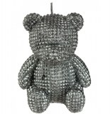 Bougie - ours assis - 10,5 cm
