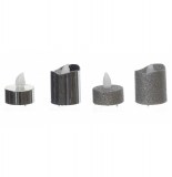 Bougie led - lot de 16 - argent