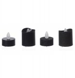 Bougie led - lot de 16 - noir