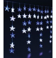 Rideau d'étoiles lumineuses - 120 led - décoration extérieur