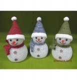 Bonhomme de neige lumineux led - coloris divers - décoration lumineus