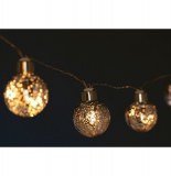 Guirlande led - boule or - décoration de no Ğl