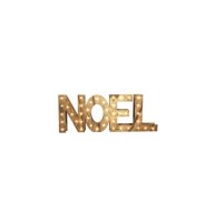 Lettres en bois no Ğl - led - décoration de no Ğl