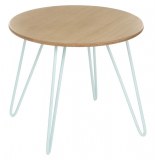 Table à café - d 48 cm - bleu