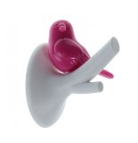 Accroche torchon - patère birdy rose